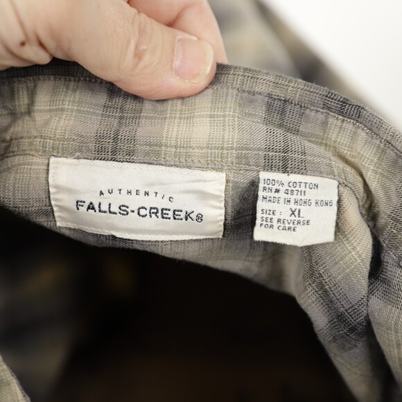 Falls Creek PLaid button down shirt size XL - Picture 5 of 5